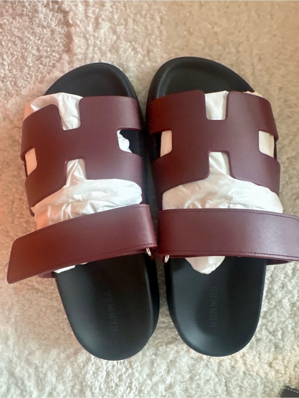 Hermes Chypre sandals. NWT.